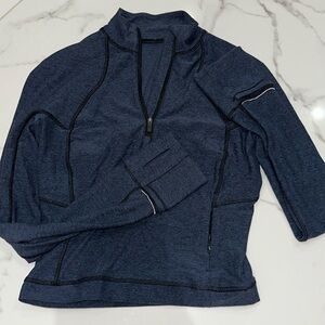 Lululemon rulu cropped half zip